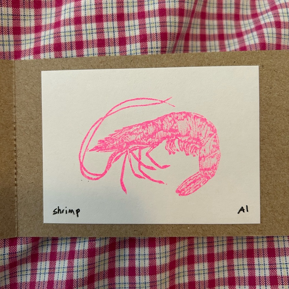 Inciardi Shrimp Mini Print from Mini Print Machines